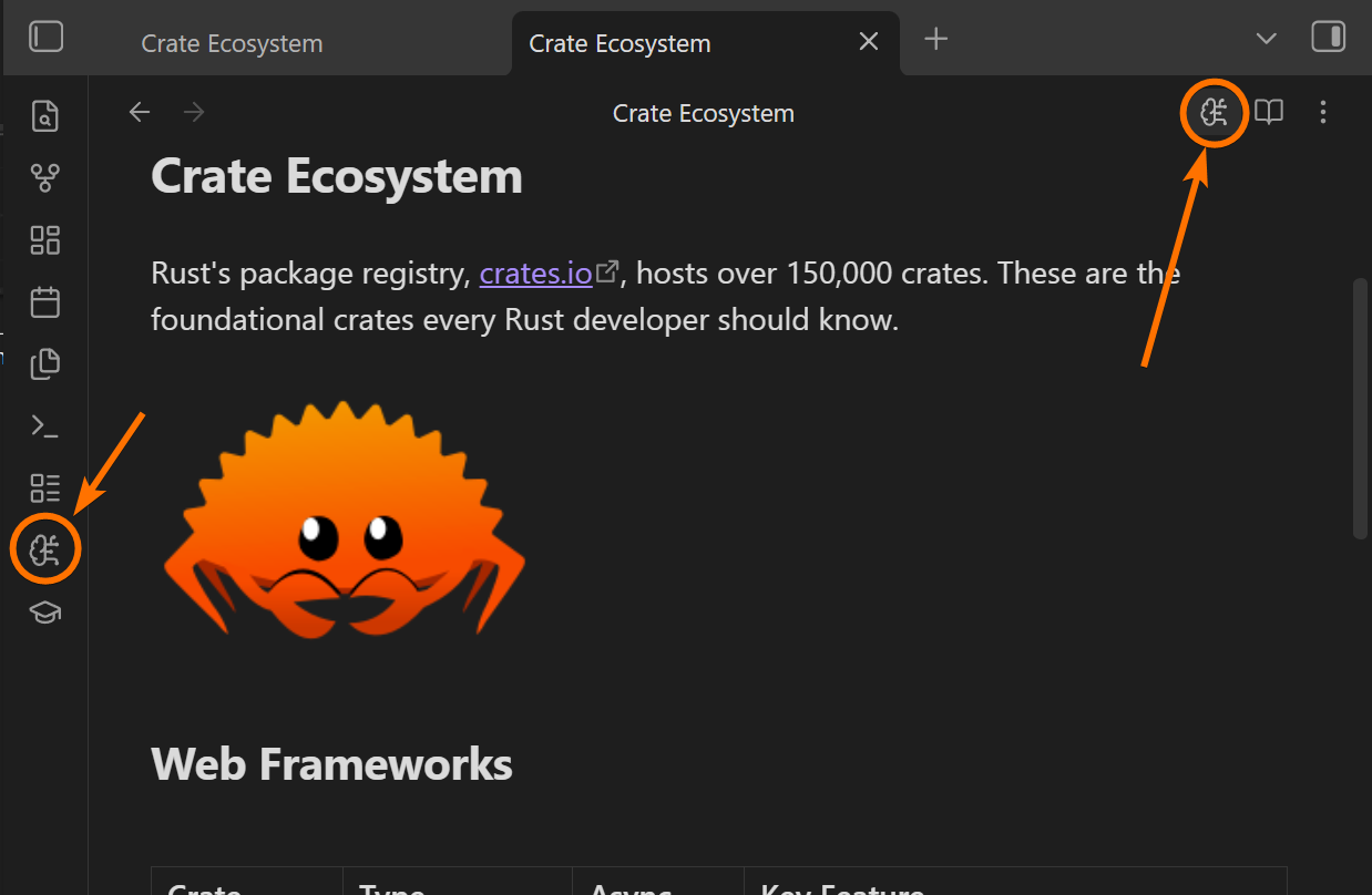 How to launch a mind map from note view