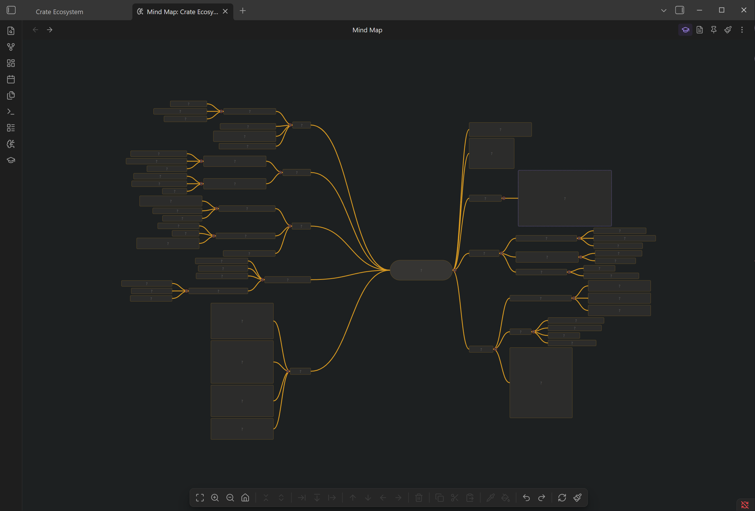 Spatial study — nodes hidden